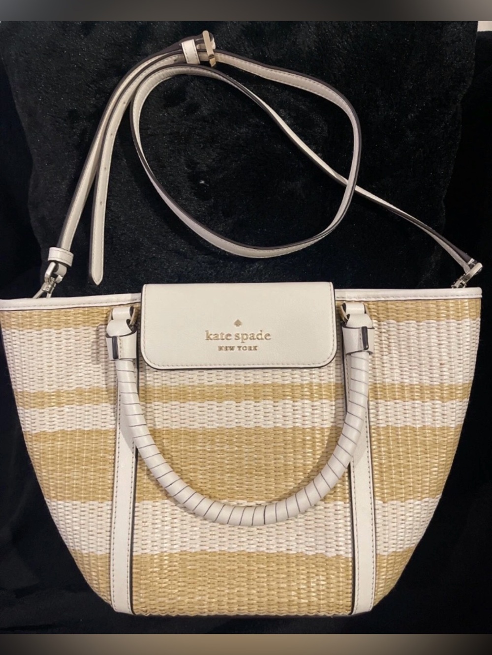 Kate Spade Cruise Medium Tote in Parchment Off White # K7329